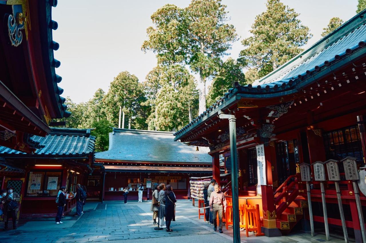 Villa Hakone Kabuto 古民家旅館 150平米 バス停迄一分 準天然温泉 最大12名 Экстерьер фото